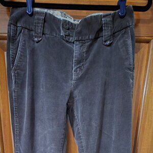 Gap Women's Long and Lean Chocolate Brown Corduroy pants, bootcut, size 6